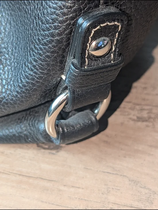 Coach Leather Pebble Black Shoulder bag K1276-F15064 - Picture 11 of 16